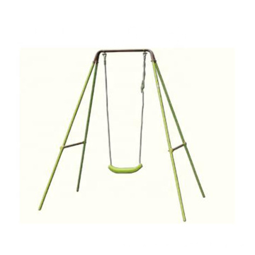 Outdoor Single Plastic Seat Funny Equipment Playground Swing